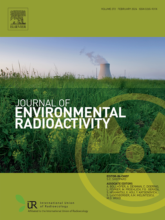 Go to journal home page - Journal of Environmental Radioactivity